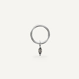 Willow - Surgical Steel Dangling Marquise Jewelled Hoop