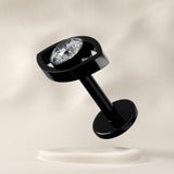 Foxglove - Titanium Evil Eye Stud